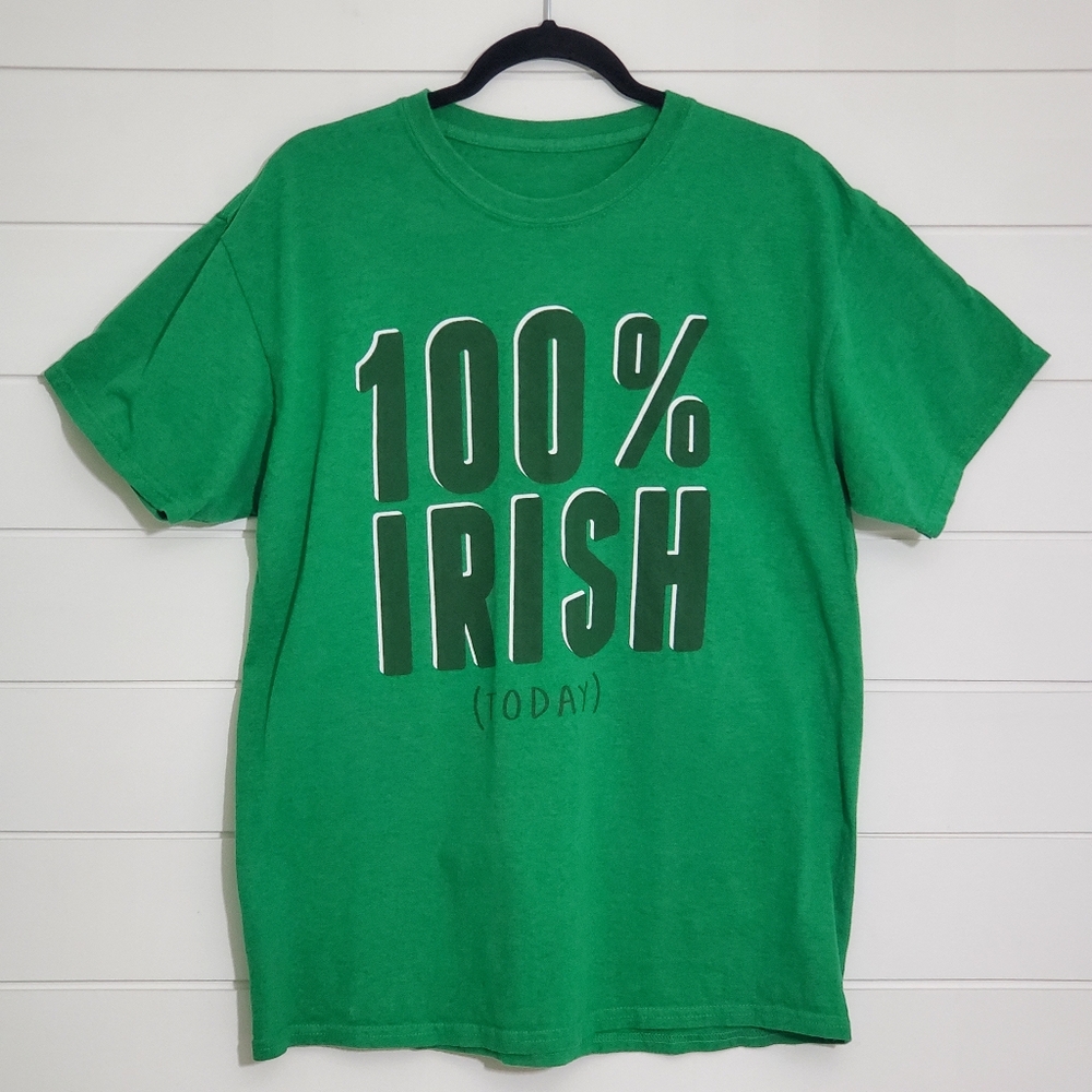 Funny Green 100% Irish Shirt for Saint Patrick's Day